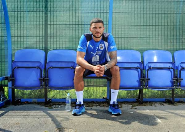 SIDELINED: Nahki Wells is currently out with an ankle injury. Picture: Tony Johnson.