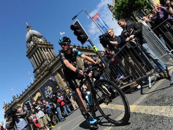 CATCH ME IF YOU CAN: Team Sky's Chris Froome