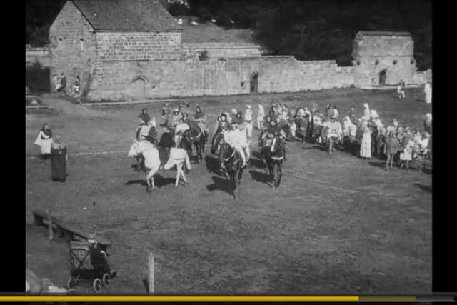 The original production at Mount Grace Priory near Northallerton, in 1927