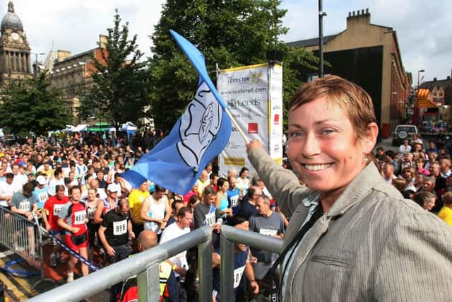 Jane  starts the 10k Run For All race in Leeds in June 2007. (PA).