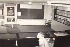 CCTV footage of the raid.
