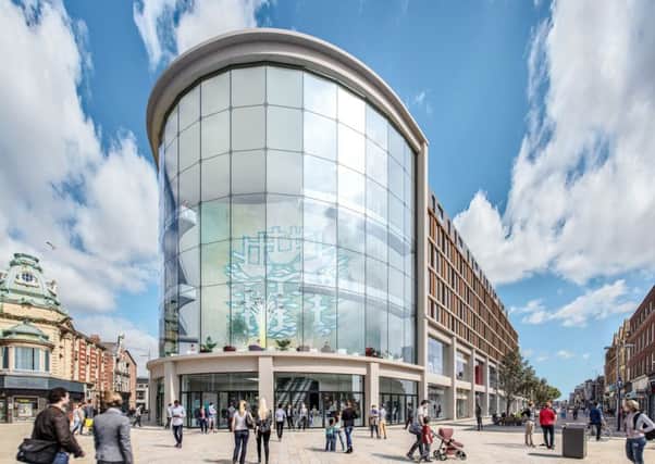 Artists impression of King Edward Square in Hull redevelopment. AFL Architects