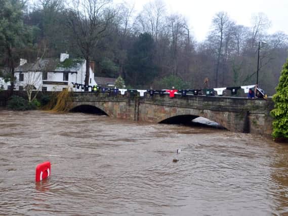 Knaresborough during the Boxing Day Floods, 2015