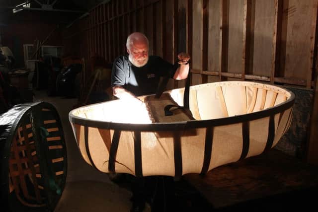 Dave Purvis is one of Britains leading coracle builders