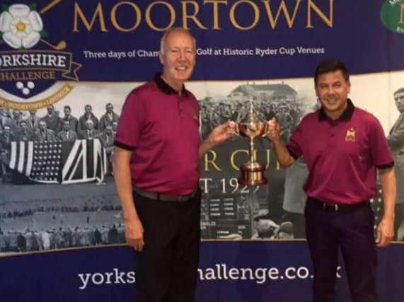 2016 Yorkshire Challenge winners, Kevin Walsh and Gary Young, of Knaresborough.