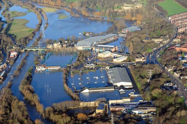 The Kirkstall Road area of Leeds hit by the Boxing Day Floods of 2015. (Ross Parry Agency).
