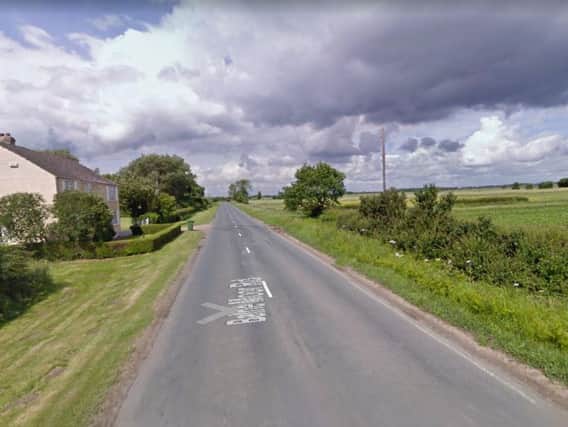The crash happened in Balne Moor Road, Pollington. Picture: Google
