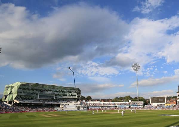 Headingley, seen here during the recent England v West Indies encounter, will once again host Test crcicket in 2018 when England take on pakistan in early June. Picture: Nigel French/PA
