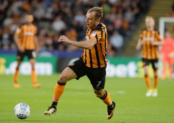 GOING NOWHERE: 
Hull City's Kamil Grosicki. Picture: Bruce Rollinson