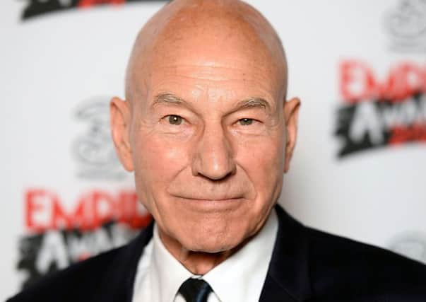 Sir Patrick Stewart in the winners room at the Three Empire Awards held at The Roundhouse in Chalk Farm, London. PRESS ASSOCIATION Photo. See PA story SHOWBIZ EmpireAwards. Picture date: Sunday March 19, 2017. Photo credit should read: Matt Crossick/PA Wire