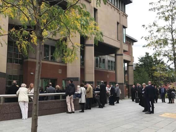 Sheffield Crown Court was left in chaos this morning, after the building was evacuated due to the activation of a fire alarm believed to have been pulled by a prisoner during an escape bid