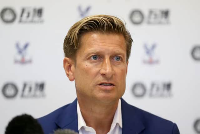 THANKS< BUT NO THANKS: Crystal Palace chairman Steve Parish sacked Frank de Boer on Monday after a disappointing start to the club's Premier League campaign. Picture: Steven Paston/PA Wire.