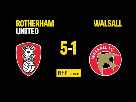 Rotherham United 5 Walsall 1