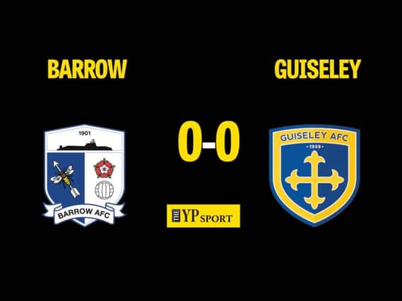 Barrow 0 Guiseley 0