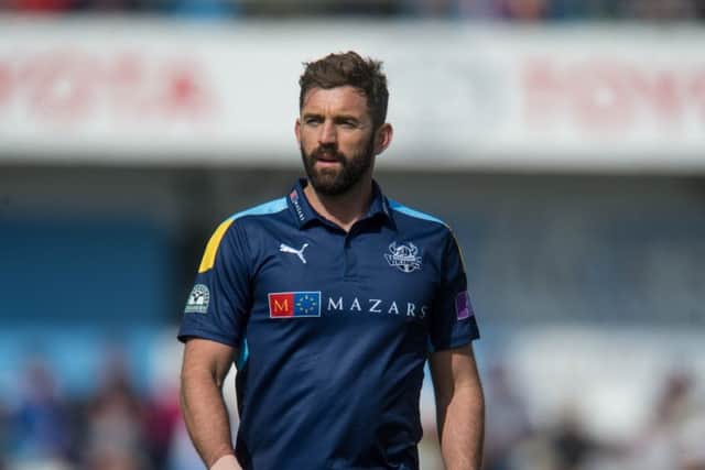 LIMITED SUCCESS: Liam Plunkett, in Royal London One Day Cup action for Yorkshire earlier this summer
