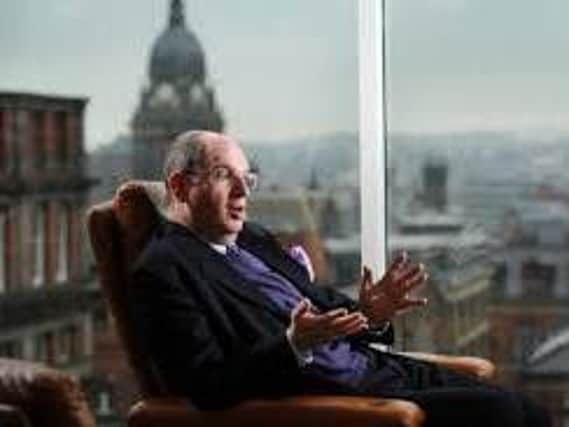 Edward Ziff, chairman and CEO of Town Centre Securities, in his office overlooking Leeds