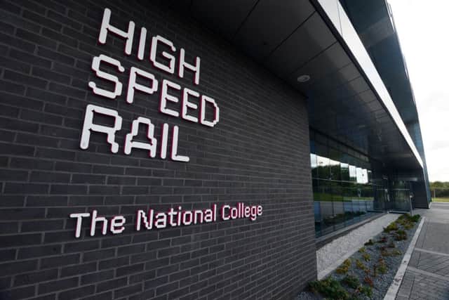 The National College for High Speed Rail in Doncaster ahead of its opening at the end of September. Picture Scott Merrylees