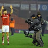 Conor Hourihane scored against Leeds United in his final appearance for Barnsley