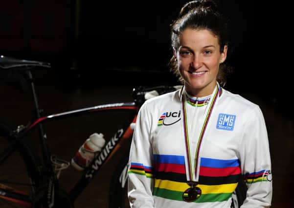 2015 world champion cyclist Lizzie  Deignan. Can she repeat the feat in Bergen? (Picture: Bruce Rollinson)
