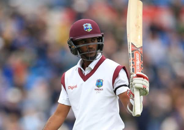 Ready for bow: West Indies batsman Kraigg Brathwaite makes his debut for Yorkshire at Headingley.