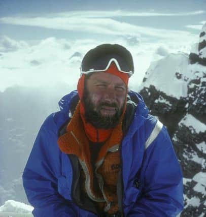 Chris Bonington in his early years as a professional climber. CREDIT Chris Bonington Picture Library.