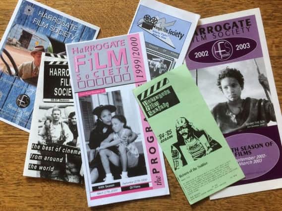 Reeling in the years - Past programmes of Harrogate Film Society's seasons of diverse films.