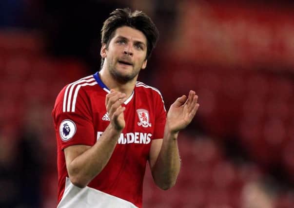 George Friend is likely to be handed a start for Middlesbrough against Aston Villa tonight.