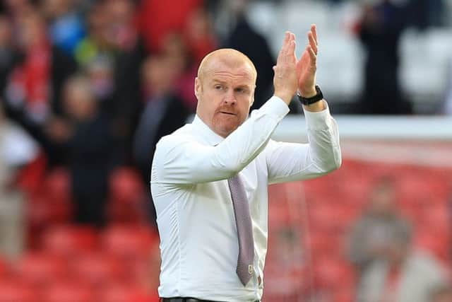 Burnley manager Sean Dyche. Picture: Peter Byrne/PA