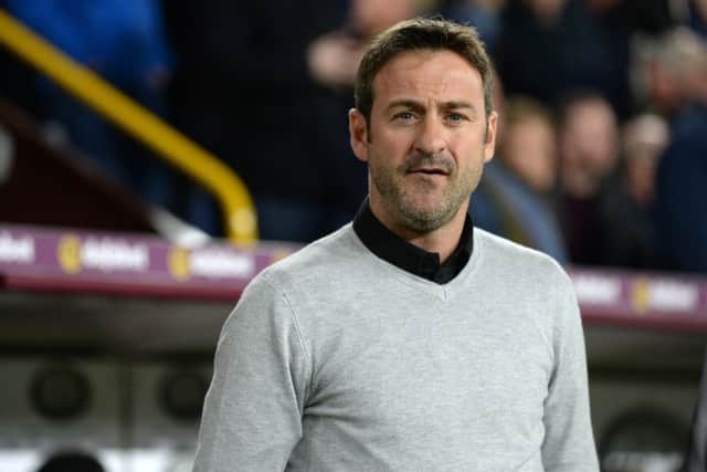 Thomas Christiansen, at Turf Moor on Tuesday night.  Picture: Bruce Rollinson