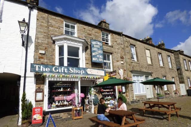 The Gift Shop, Reeth, comes with owners' accommodation and is Â£350,000, www.jrhopper.com