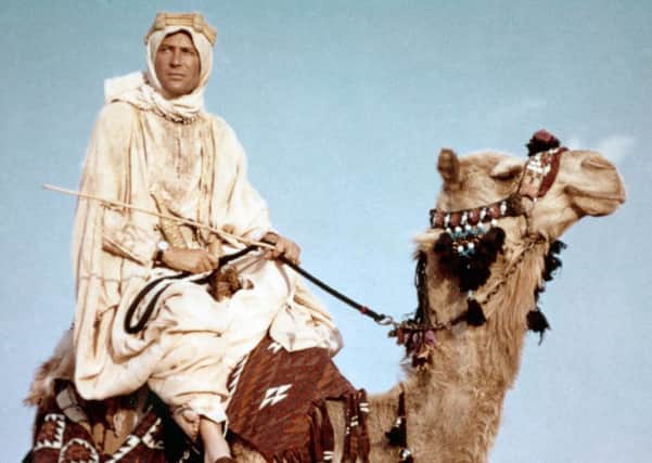 STAR POWER: Peter O'Toole in the 1962 film Lawrence of Arabia.