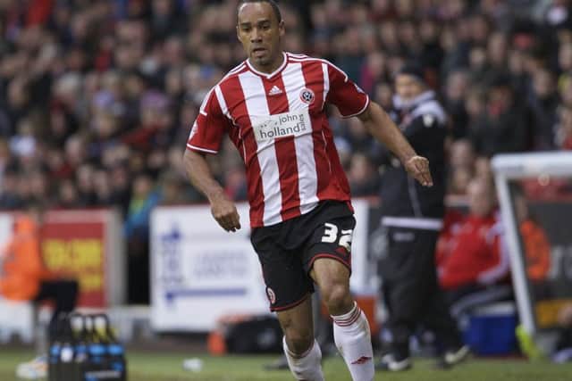 Chris O'Grady playing for Sheffield United in 2015 (Picture: Martyn Harrison)
