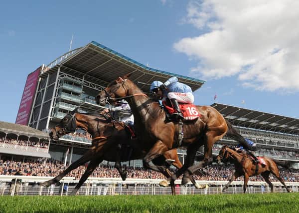 Top triumph: Nakeeta, ridden by Callum Rodriguez, win the Ebor at York.
Picture: Anna Gowthorpe/PA