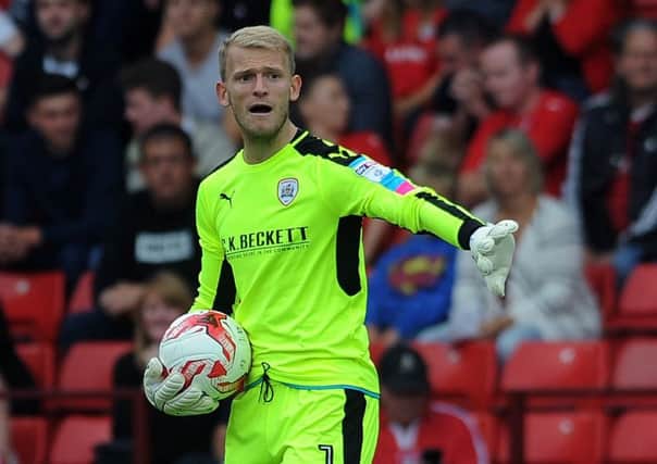Barnsley's Adam Davies: Delighted with Wembley display.
Picture : Jonathan Gawthorpe