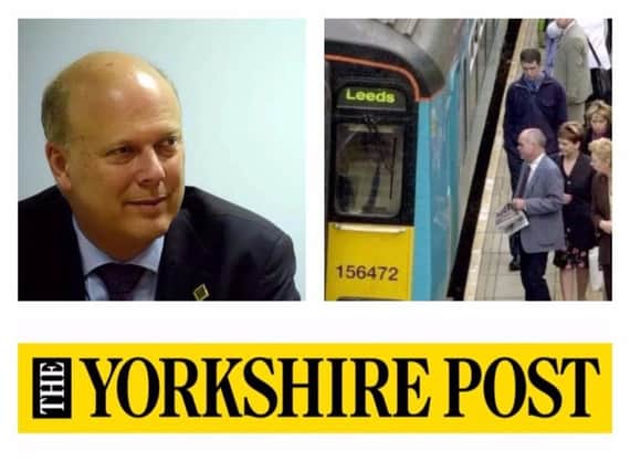 Chris Grayling has been at The Yorkshire Post today discussing transport funding for the North.