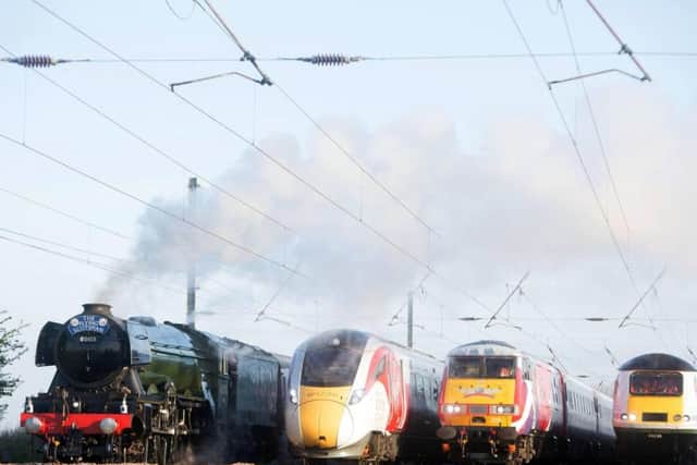 Four generations of iconic trains in Yorkshire
