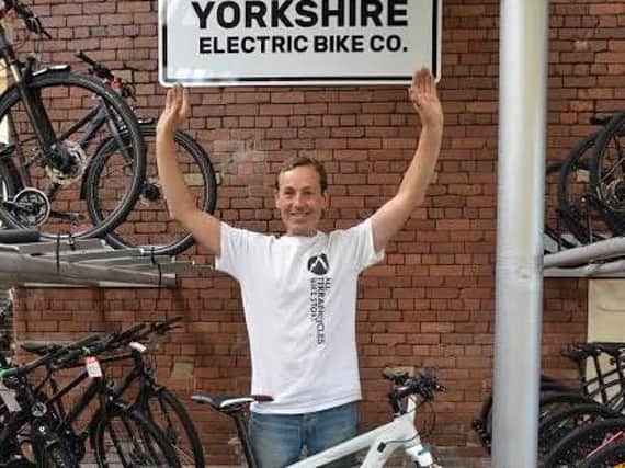 Tony Booth, managing director of Yorkshire Electric Bike Company