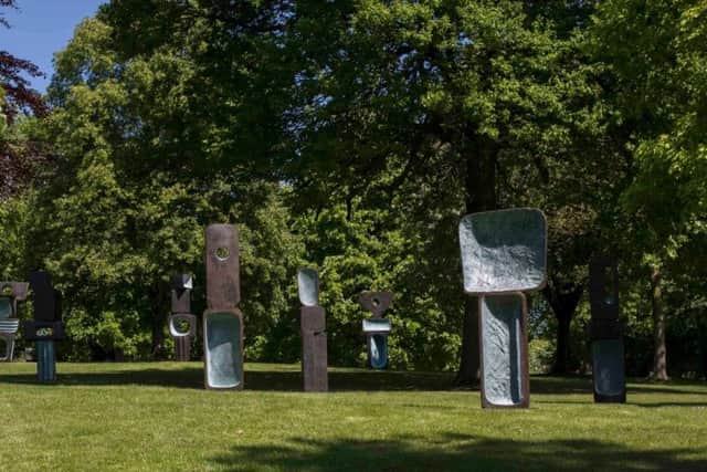 The Family of Man, 1970, by Barbara Hepworth at Yorkshire Sculpture Park. Photo Jonty Wilde.