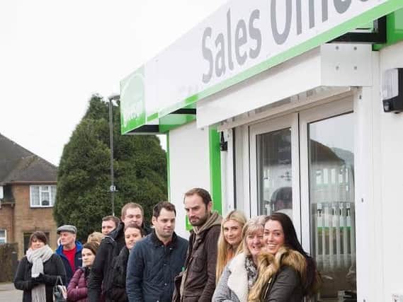 Customers have been queuing up at Gleeson's sales offices