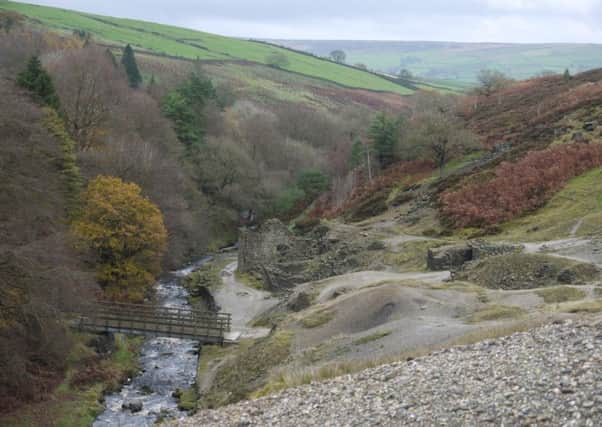 The site of Prosperous Smelt Mill and Lead Mine in the Nidderdale countryside. Picture courtesy of the Upper Nidderdale Landscape Partnership.
