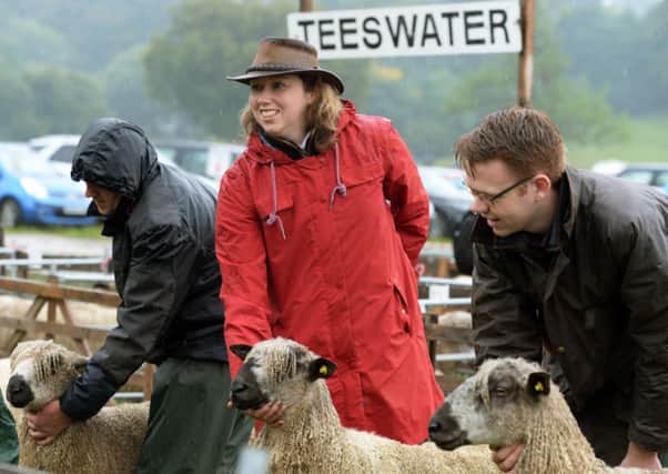 Christina Liddle showing Teeswaters at Nidderdale Show. Pictures by Bruce Rollinson.