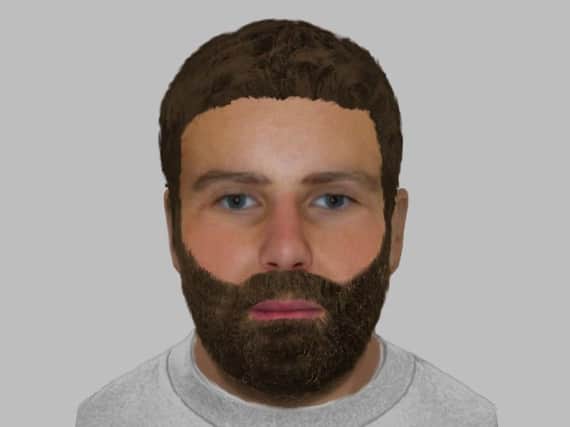 An E-Fit image of the suspect, issued by WYP.