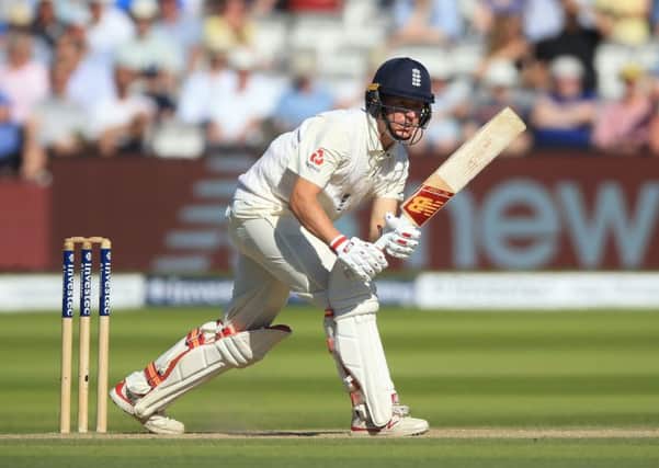 England's Gary Ballance, seen in action against South Africa earlier this summer before he broke a finger. Picture: Nigel French/PA