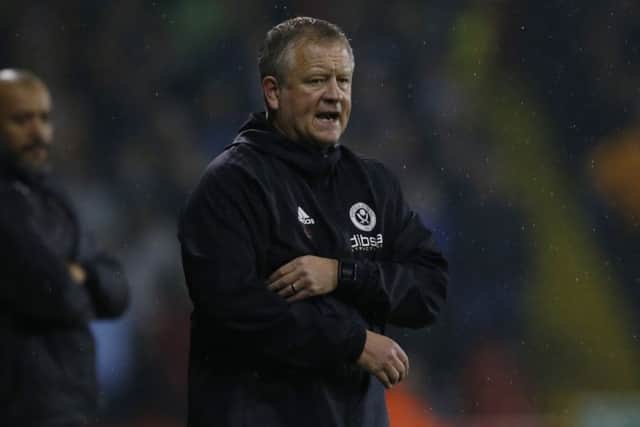 Sheffield United manager, Chris Wilder. Picture: Simon Bellis/Sportimage