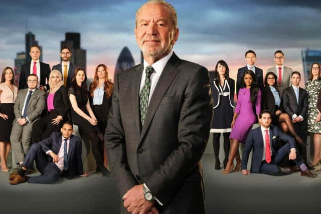 Lord Sugar with the contestants