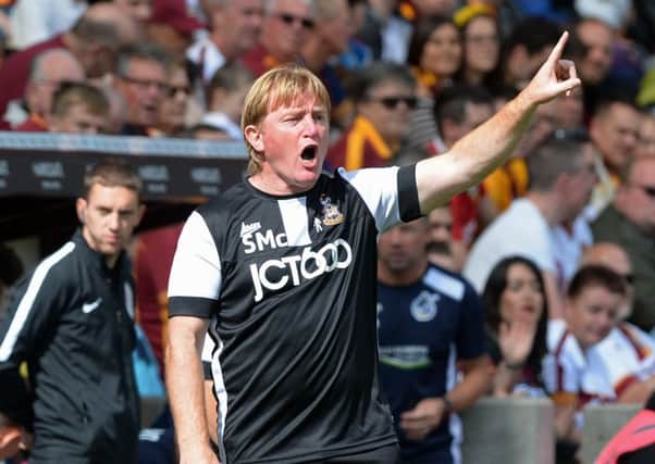Stuart McCall: 
Bradford City chief says it is too early to say how the season will pan out.
Picture: Bruce Rollinson