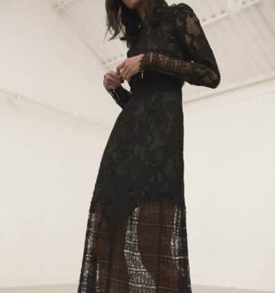 Lace overlay dress, Â£299, from Jigsaw.