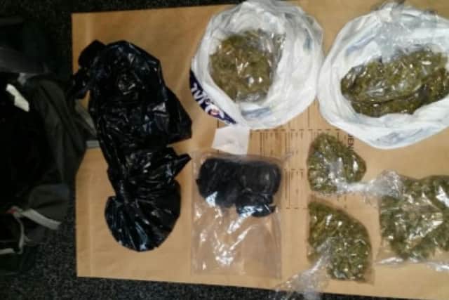 Drugs recovered during the three-day operation