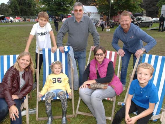 The Gardner family at Newby Hall last weekend at the StrEat Food & Family Fun Festival. (1709242AM7).