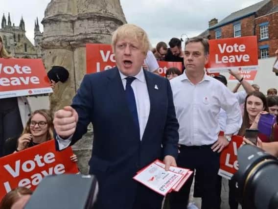 Brexit campaigners led by Boris Johnson